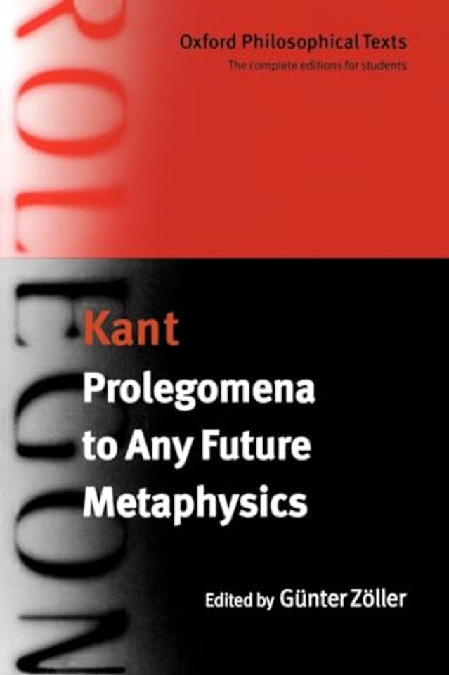 Prolegomena to Any Future Metaphysics