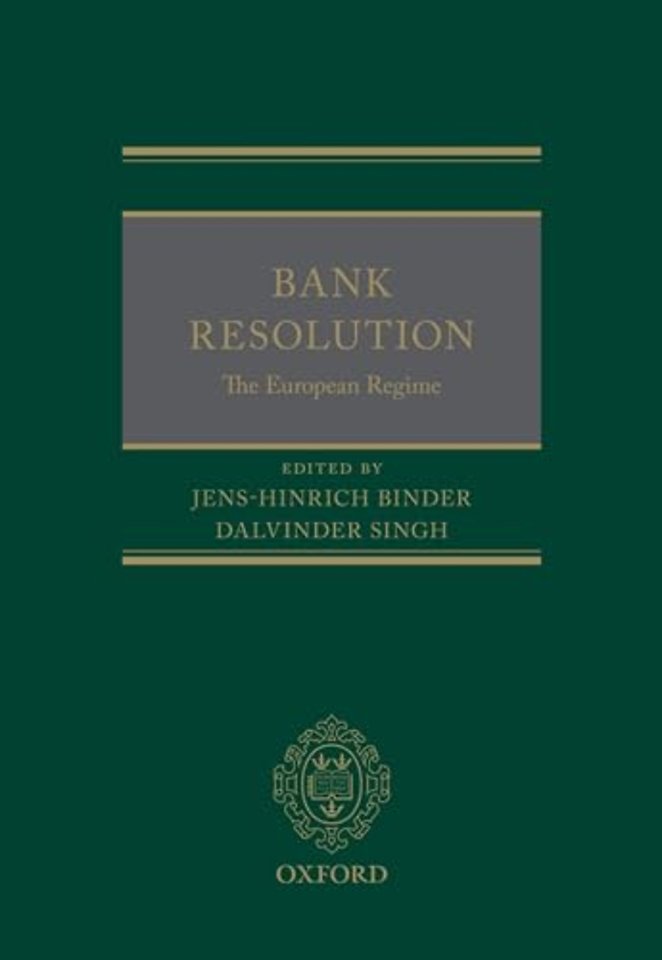Bank Resolution: The European Regime