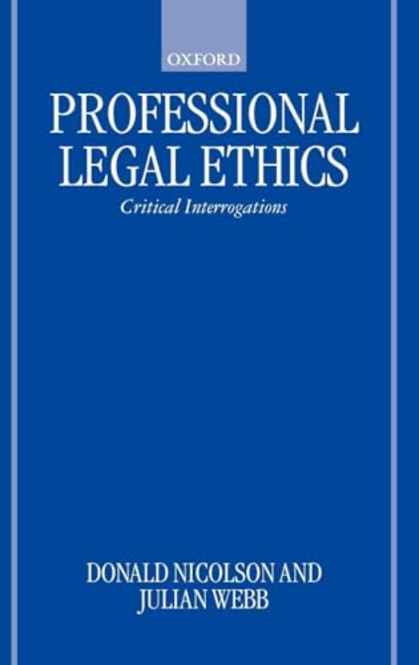 Professional Legal Ethics