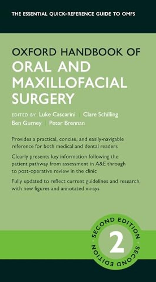 Oxford Handbook of Oral and Maxillofacial Surgery
