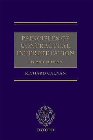 Principles of Contractual Interpretation