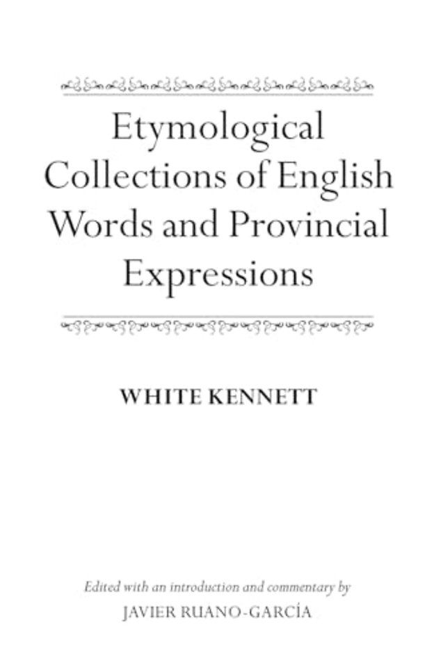 Etymological Collections of English Words and Provincial Expressions