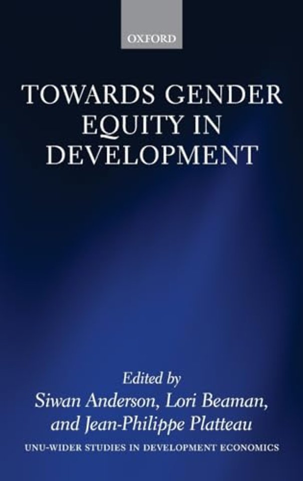 Towards Gender Equity in Development