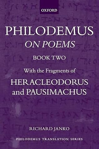 Philodemus: On Poems, Book 2