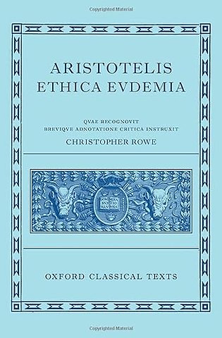 Aristotle's Eudemian Ethics