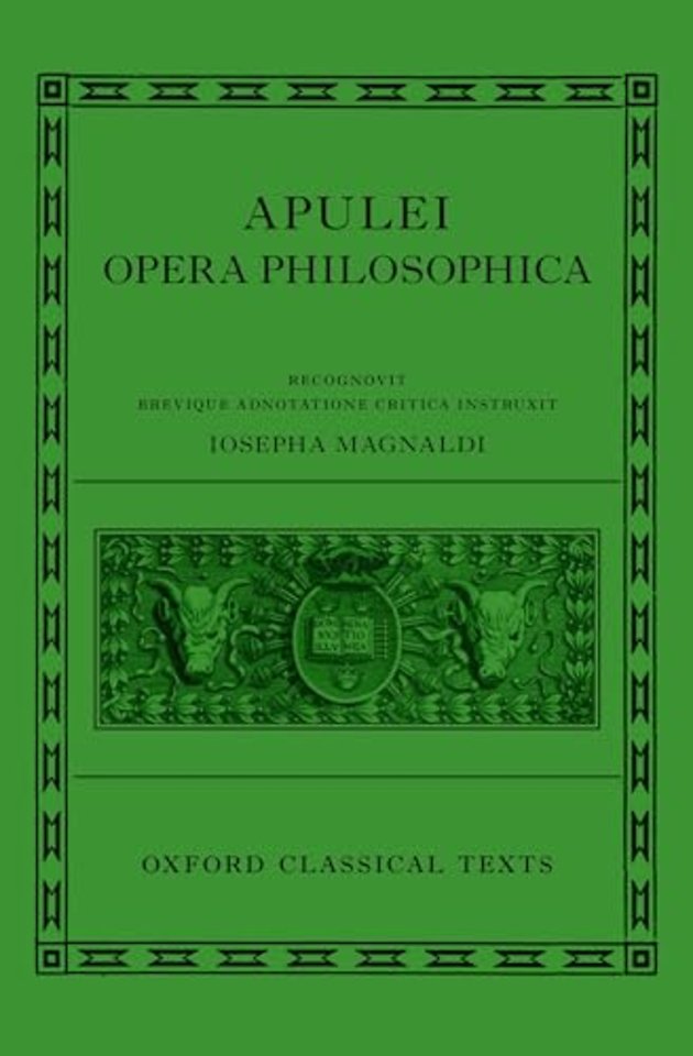 Apuleius: Philosophical Works (Apulei Opera Philosophica)