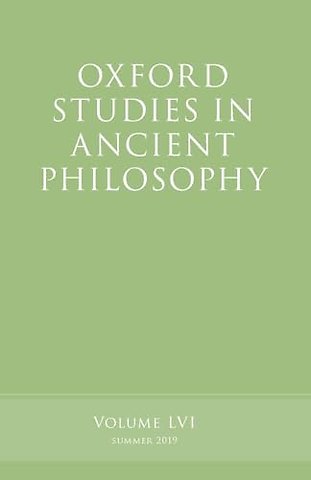 Oxford Studies in Ancient Philosophy, Volume 56