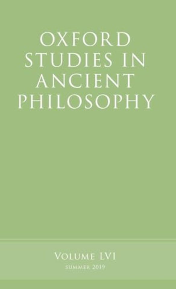 Oxford Studies in Ancient Philosophy, Volume 56