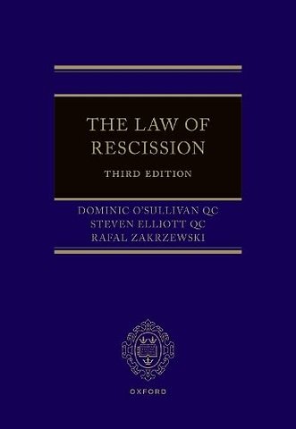 The Law of Rescission