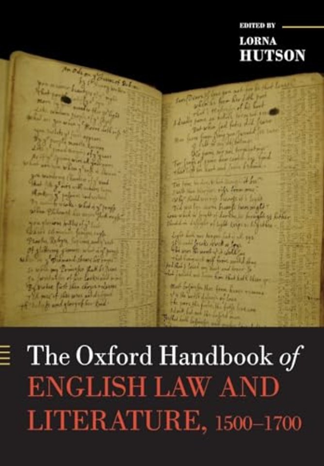 The Oxford Handbook of English Law and Literature, 1500-1700