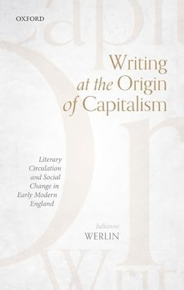 Writing at the Origin of Capitalism