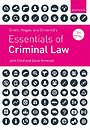 Smith, Hogan, and Ormerod's Essentials of Criminal Law Smith, Hogan, and Ormerod's Essentials of Criminal Law