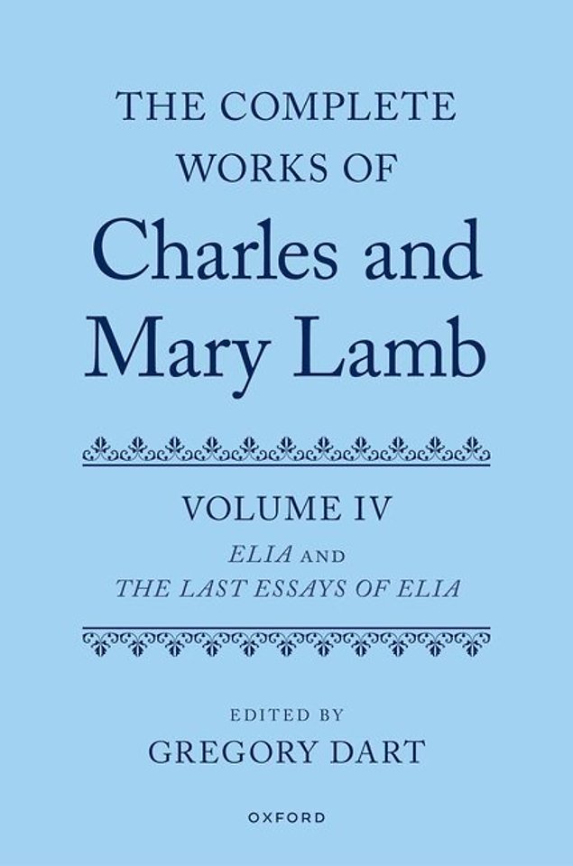 Complete Works of Charles and Mary Lamb, Volume IV