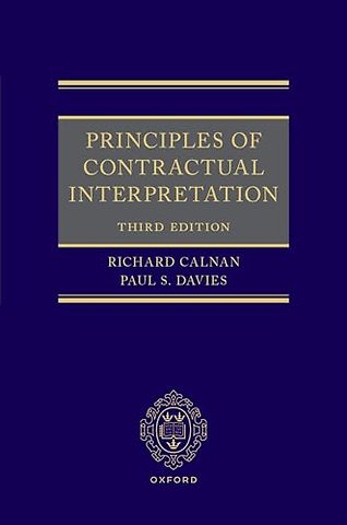 Principles of Contractual Interpretation