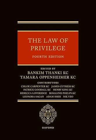 The Law of Privilege