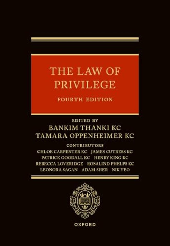 The Law of Privilege