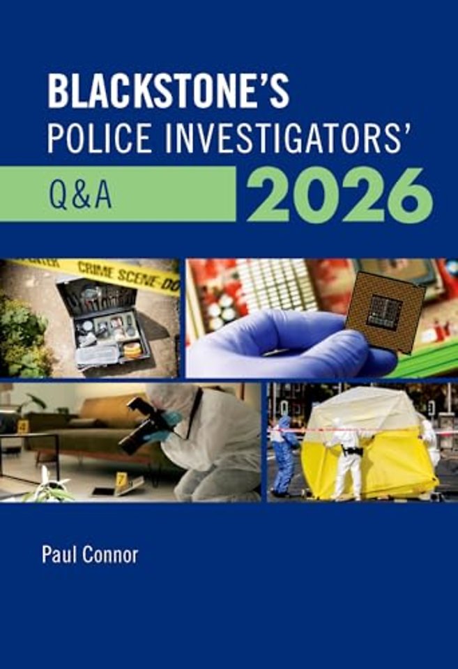 Blackstone's Police Investigators' Q&A 2026