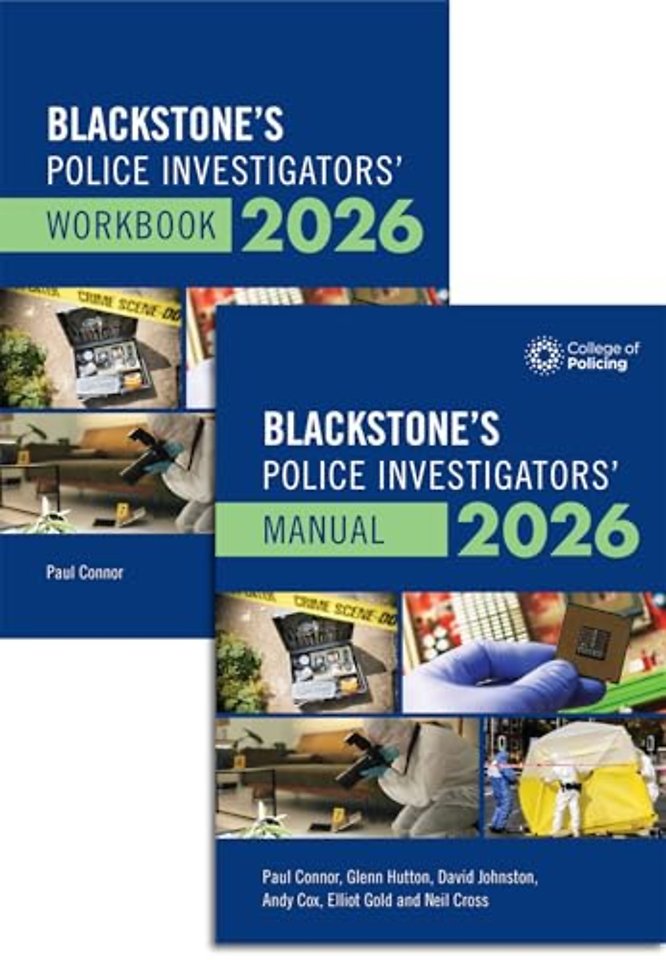 Blackstone's Police Investigators' Manual and Workbook 2026