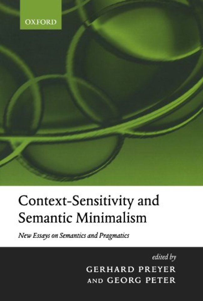 Context-Sensitivity and Semantic Minimalism