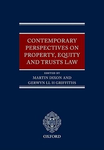 Contemporary Perspectives on Property, Equity and Trust Law