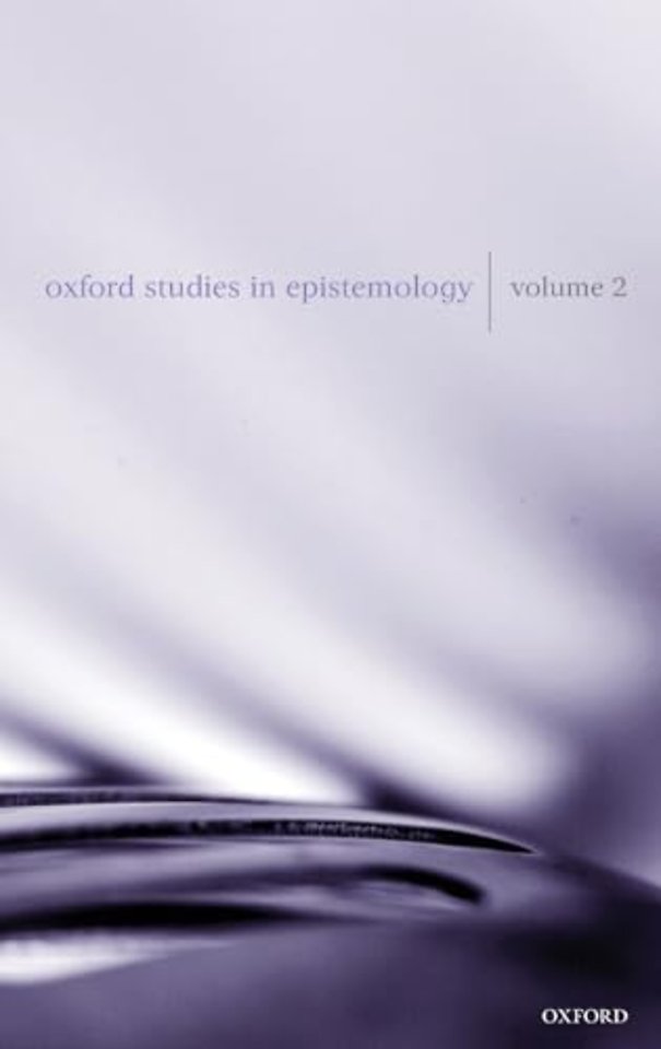 Oxford Studies in Epistemology
