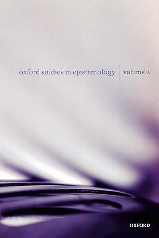 Oxford Studies in Epistemology