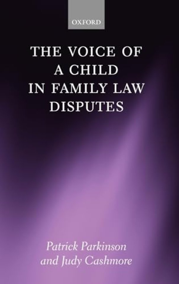 The Voice of a Child in Family Law Disputes