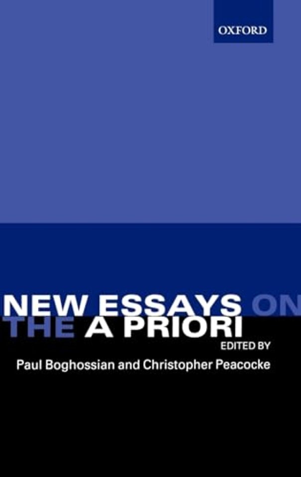 New Essays on the A Priori