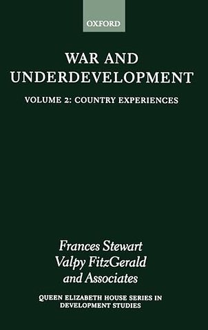 War and Underdevelopment: Volume 2: Country Experiences