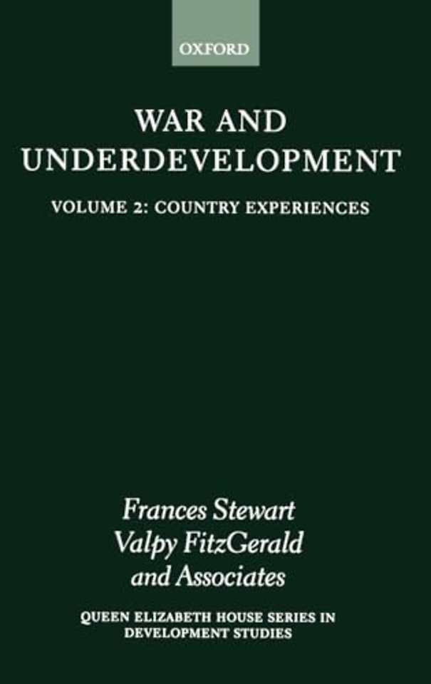 War and Underdevelopment: Volume 2: Country Experiences