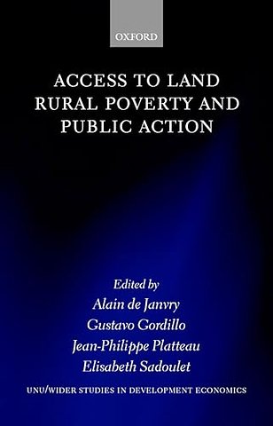 Access to Land, Rural Poverty, and Public Action