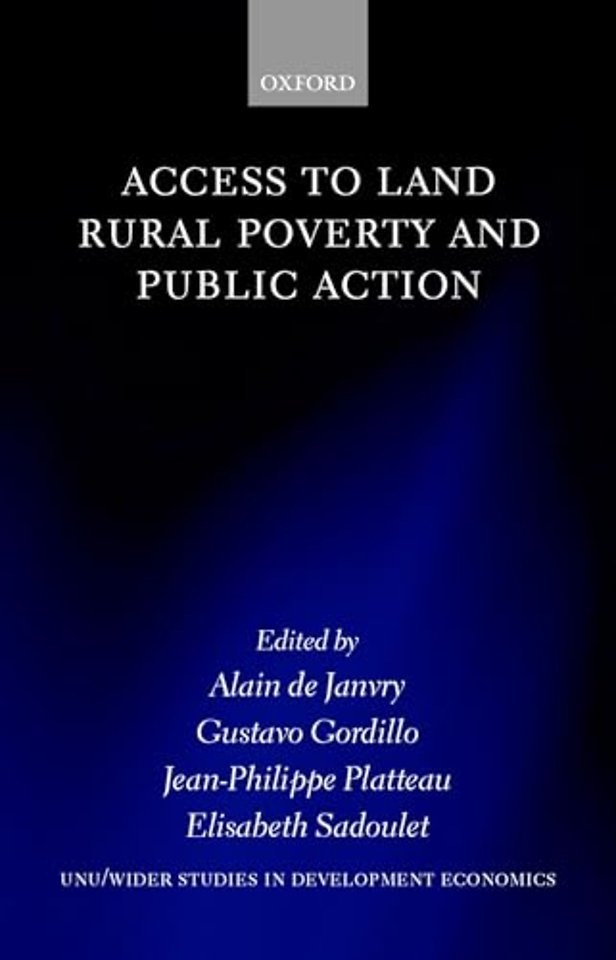 Access to Land, Rural Poverty, and Public Action