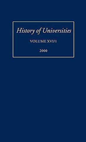 History of Universities: Volume XVI (1)