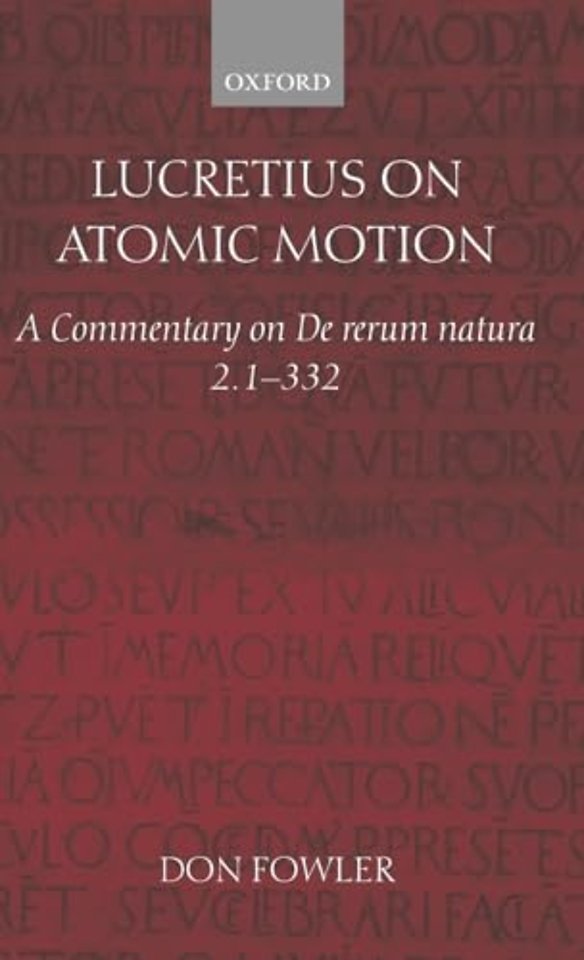 Lucretius on Atomic Motion