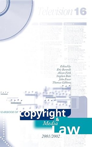Yearbook of Copyright and Media Law, Volume VI 2001-02