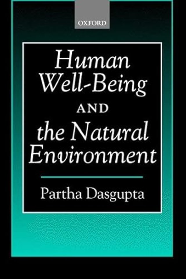 Human Well-Being and the Natural Environment