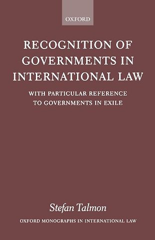 Recognition of Governments in International Law