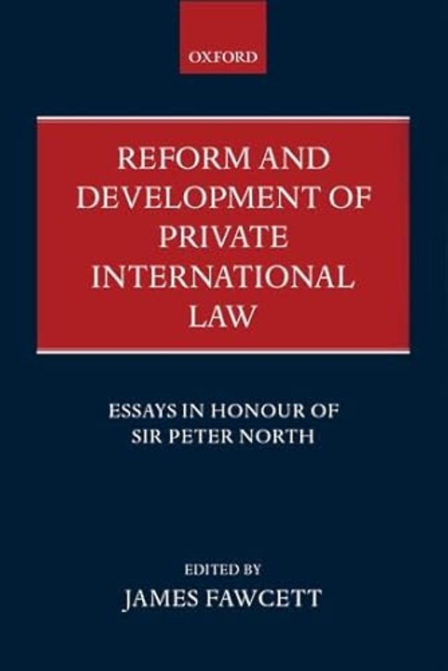 Reform and Development of Private International Law
