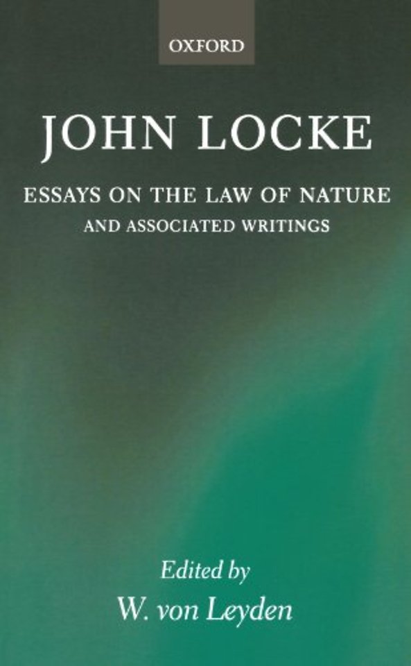 John Locke: Essays on the Law of Nature
