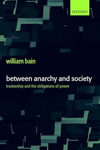 Between Anarchy and Society