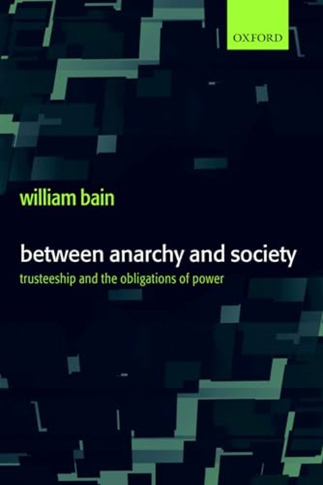 Between Anarchy and Society
