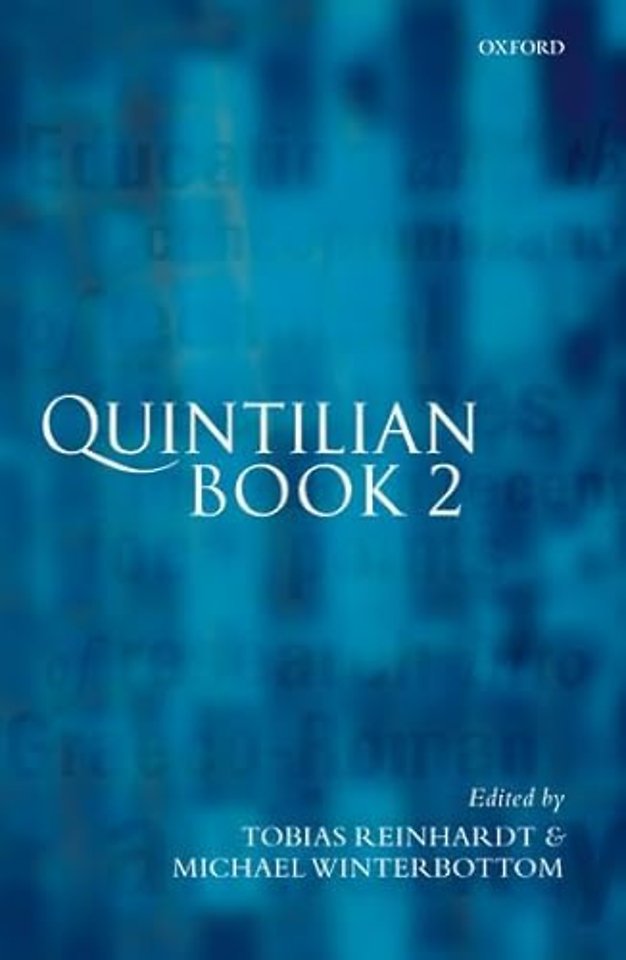 Quintilian Institutio Oratoria Book 2