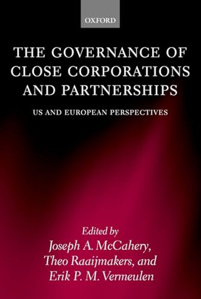 The Governance of Close Corporations and Partnerships