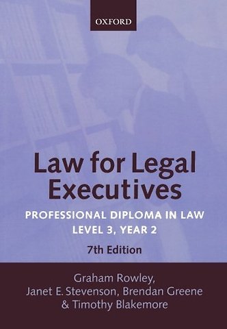 Law for Legal Executives