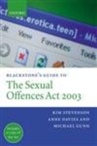 Blackstone's Guide to the Sexual Offences Act 2003
