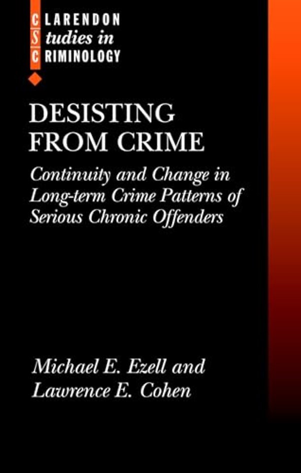 Desisting from Crime