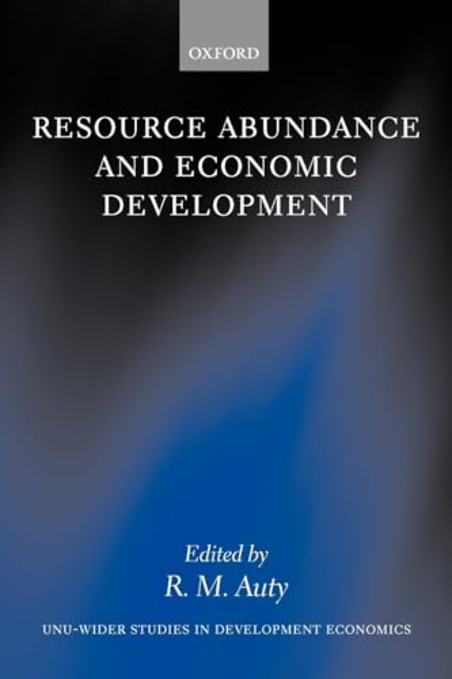 Resource Abundance and Economic Development