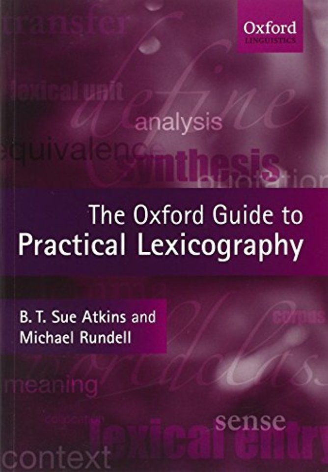 The Oxford Guide to Practical Lexicography