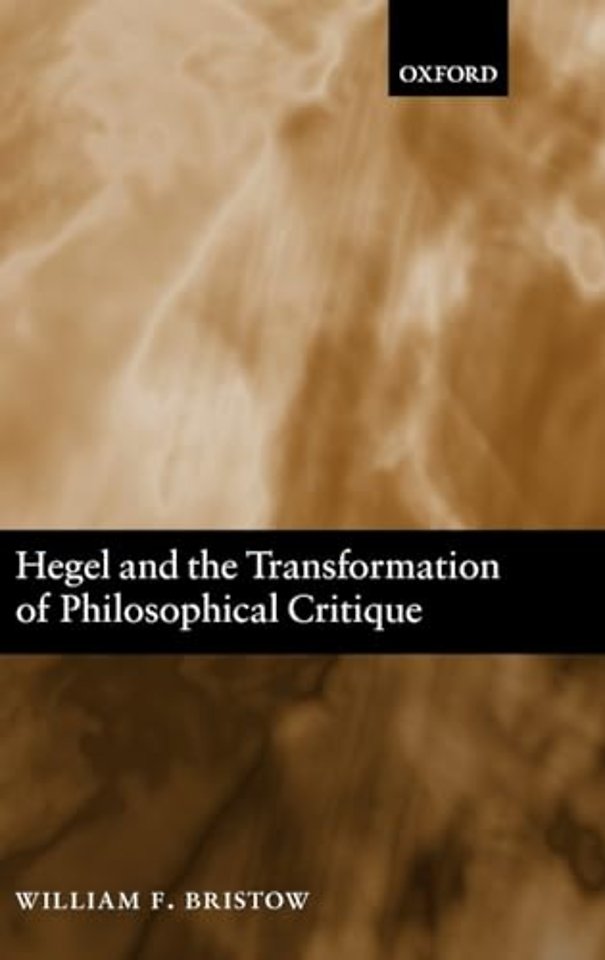 Hegel and the Transformation of Philosophical Critique