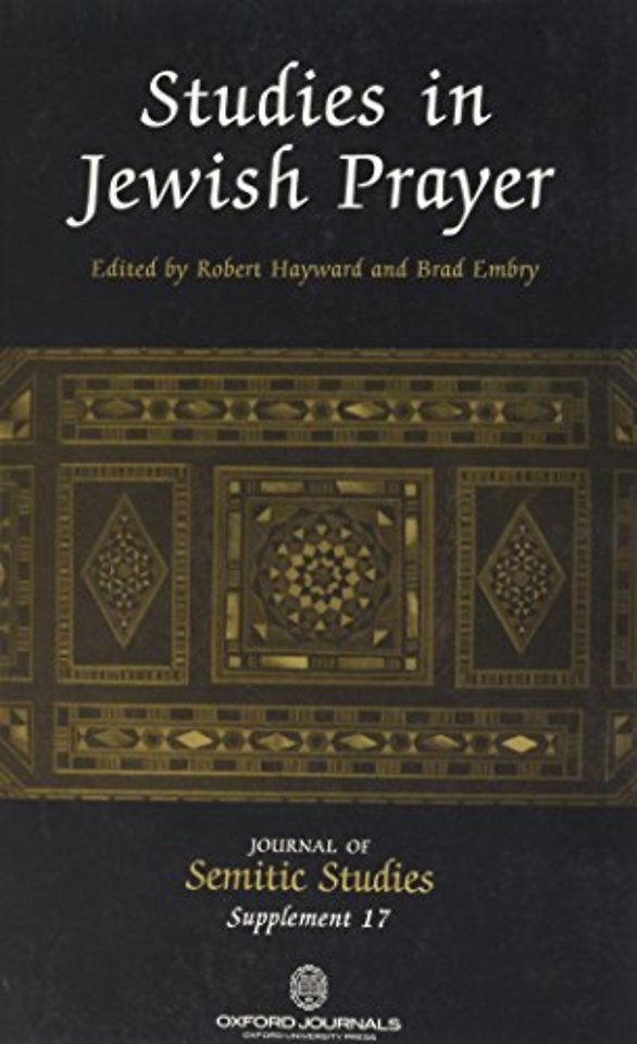 Studies in Jewish Prayer
